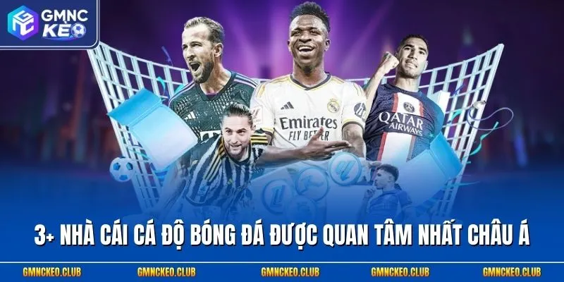 3+ nhà cái cá độ bóng đá được quan tâm nhất châu Á