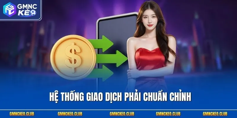 Hệ thống giao dịch phải chuẩn chỉnh