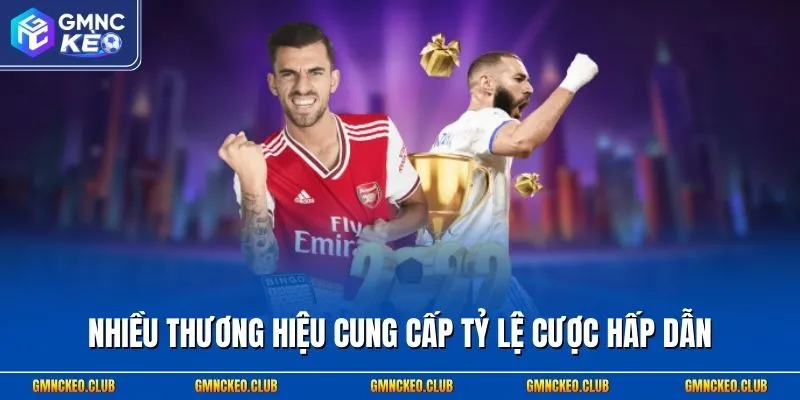 Nhiều thương hiệu cung cấp tỷ lệ cược hấp dẫn