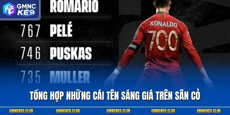 Tổng hợp những cái tên sáng giá trên sân cỏ