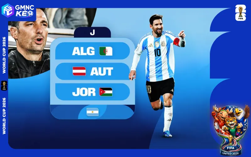 Cục diện bảng J World Cup 2026